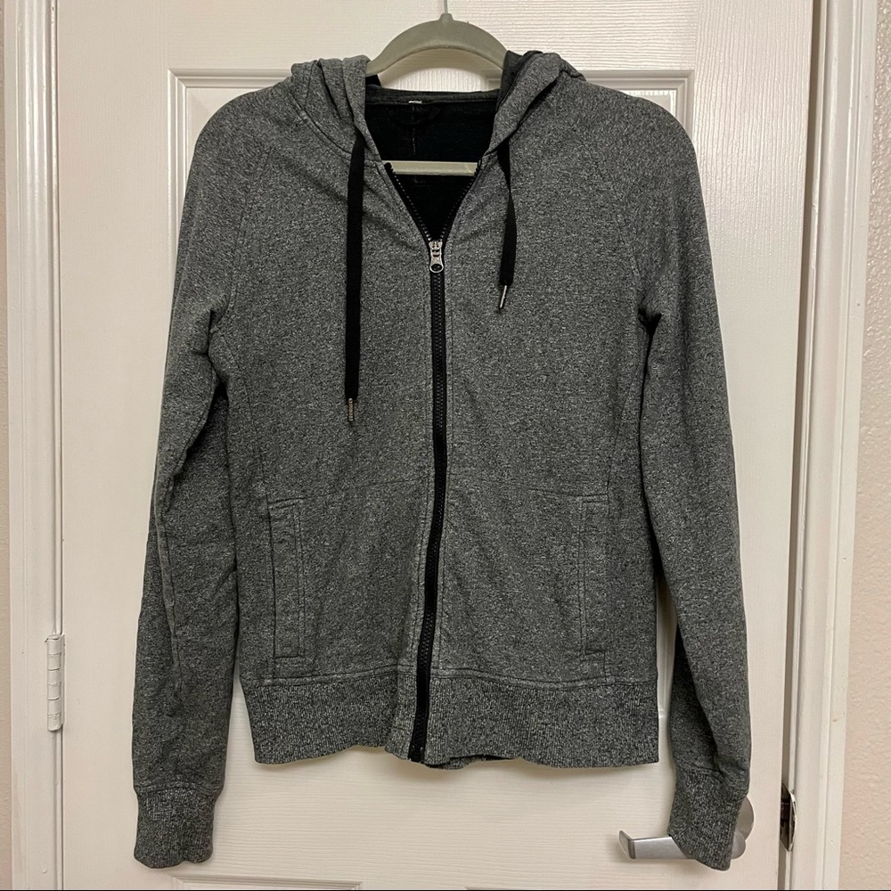 Lululemon grey zip up hoodie jacket